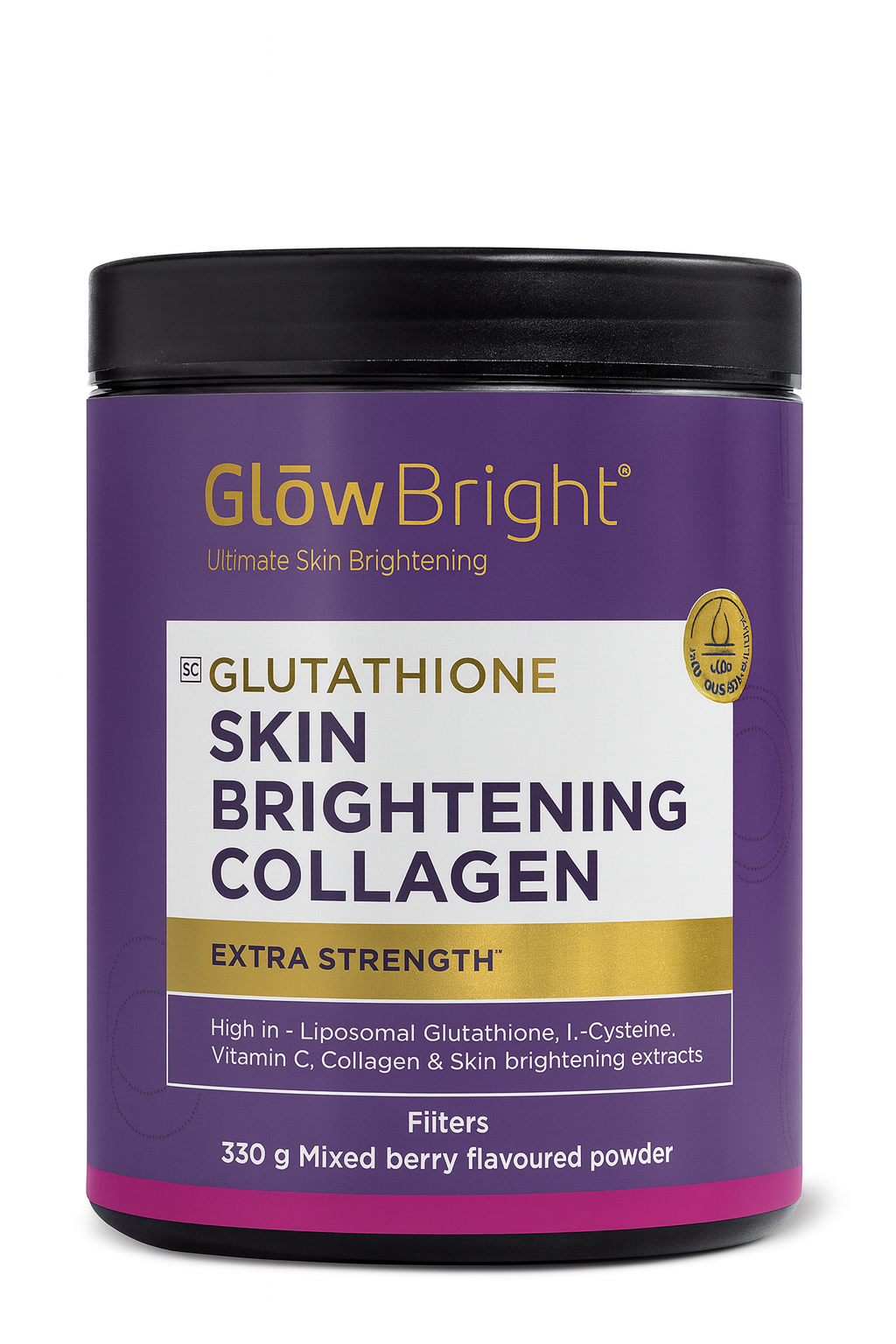 Glowbright Glutathione with Collagen Powder