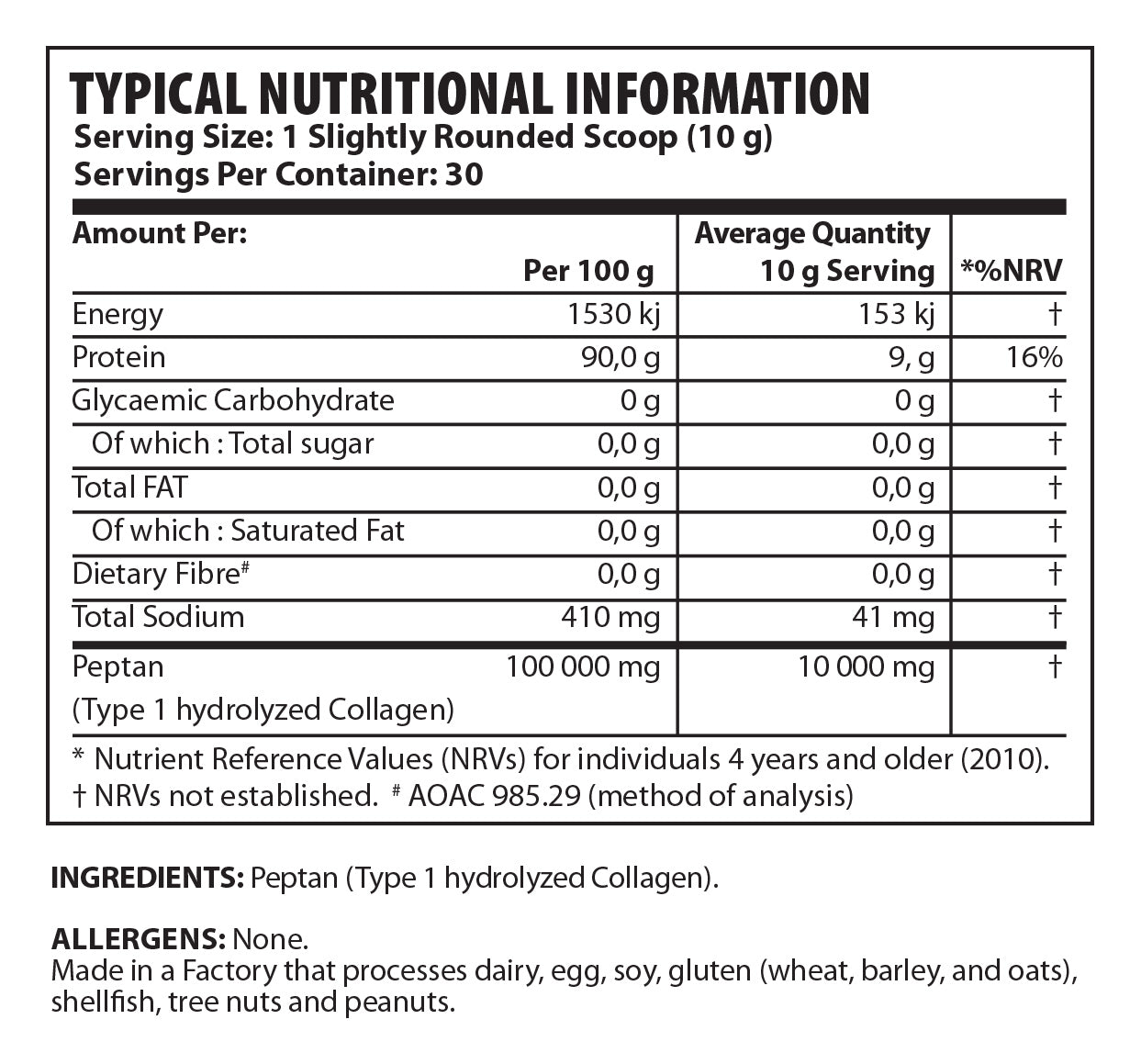 VitaPro Collagen Powder